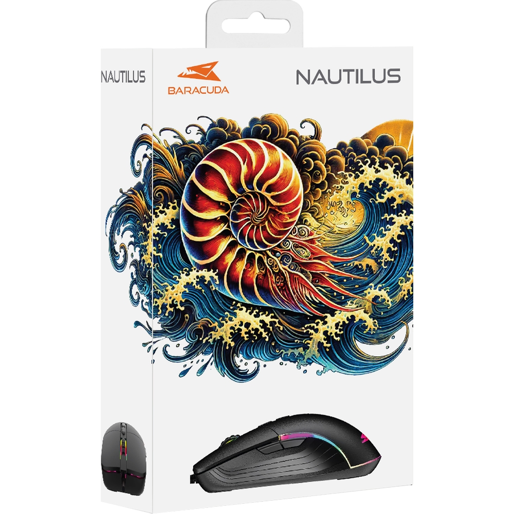 Baracuda NAUTILUS czarna gamingowy setup